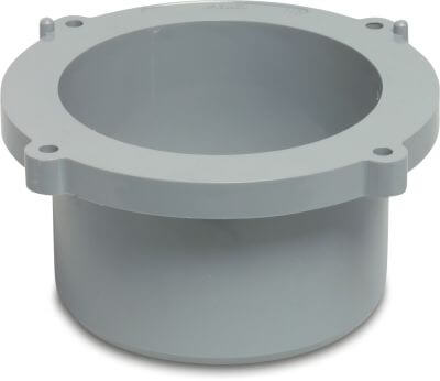 Running outlet PVC-U glue spigot grey