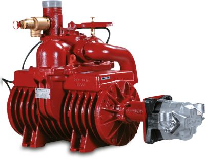 B&P Compressor cast iron 2,5bar red