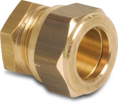 Bonfix End set brass KIWA/GASTEC compression