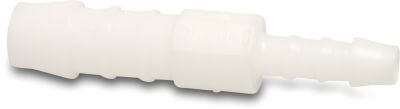 Hose tail reducer nylon 16bar hose tail white