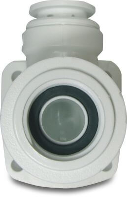 Speedfit Deck elbow 90° POM DVGW/KIWA/WRAS 10bar push-in x female thread white