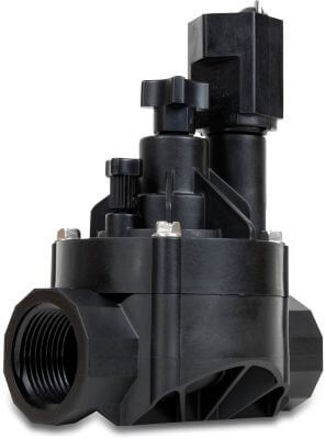 Rain Bird Solenoid valve glass-filled polypropylene 10bar female thread black 100-HVF