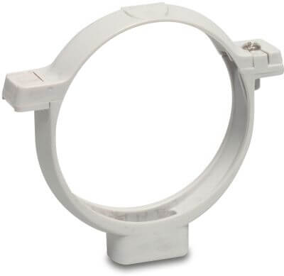 Pipe bracket PVC-U grey