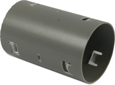 Socket PVC click socket grey