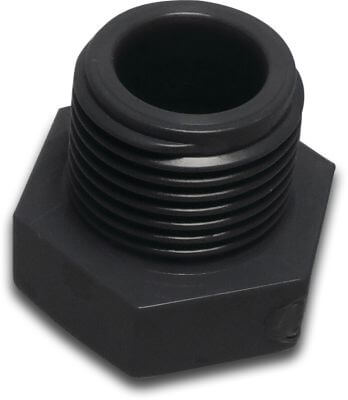 VDL Plug PVC-U male thread grey