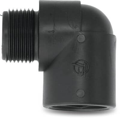 Tavlit Elbow 90° PP 16 bar male thread x female thread