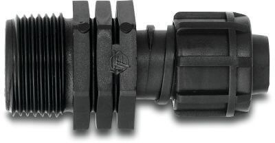 Tavlit Adaptor PP 10bar tape x male thread