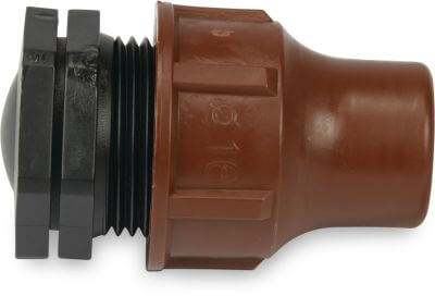 End plug PP lock brown BF-plug lock