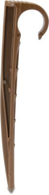 Tie-Down stake plastic brown C12
