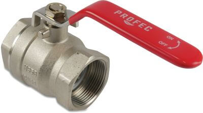 Profec Ball valve brass 25bar female thread 100 VA