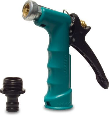 Spray pistol plastic female thread/click green Gilmour 571E