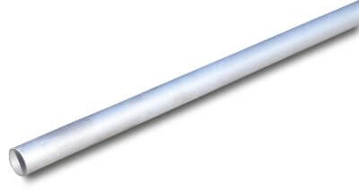 Pressure pipe aluminium plain