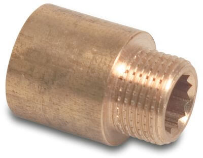 Profec Nr. 230 Socket brass male thread x female thread