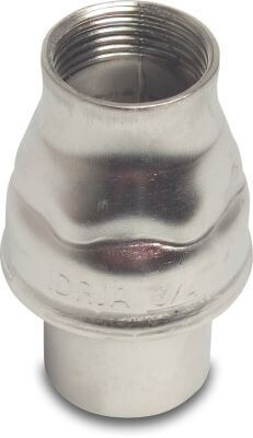 Non return valve spring loaded stainless steel 316 16 bar female thread type M316