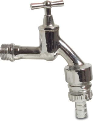 Profec Bibcock brass male thread x hose tail