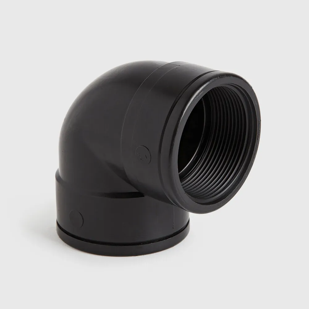 Elbow 90° PP 2" female thread 10bar black