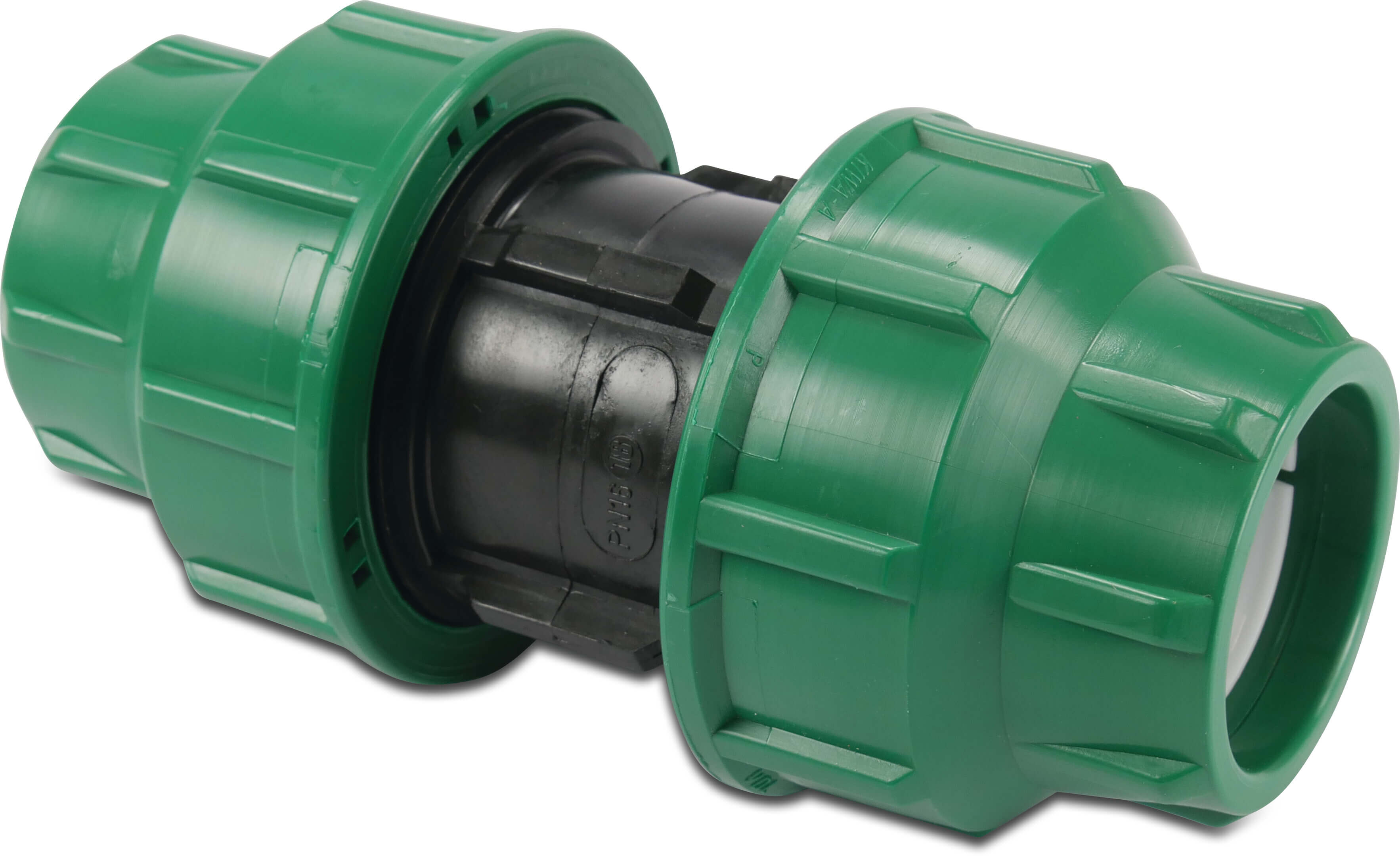 VDL Socket PP 50 mm compression 16bar black/green
