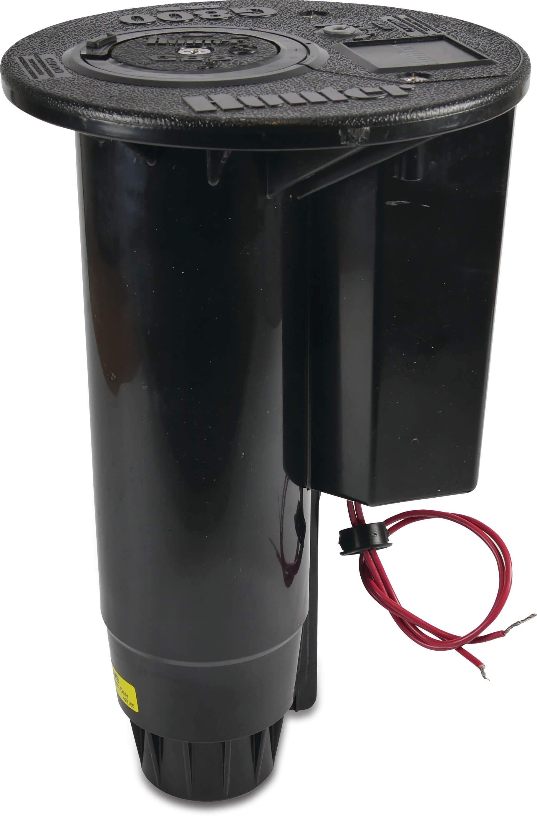 Hunter Pop-op sprinkler plastik 1 1/2" indvendig gevind 5.5bar 60° to 360° sort type G-885-E53-P-8S