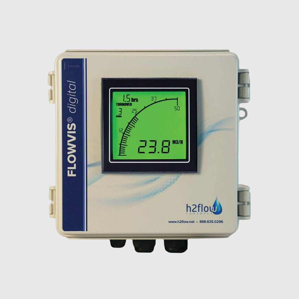 FlowVis Digital ABS 12VDC white