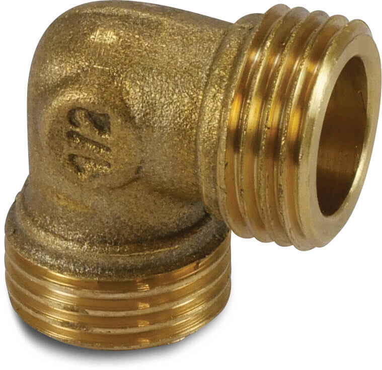 Nr. 94 Vinkel messing 1/2" udvendig gevind 10bar