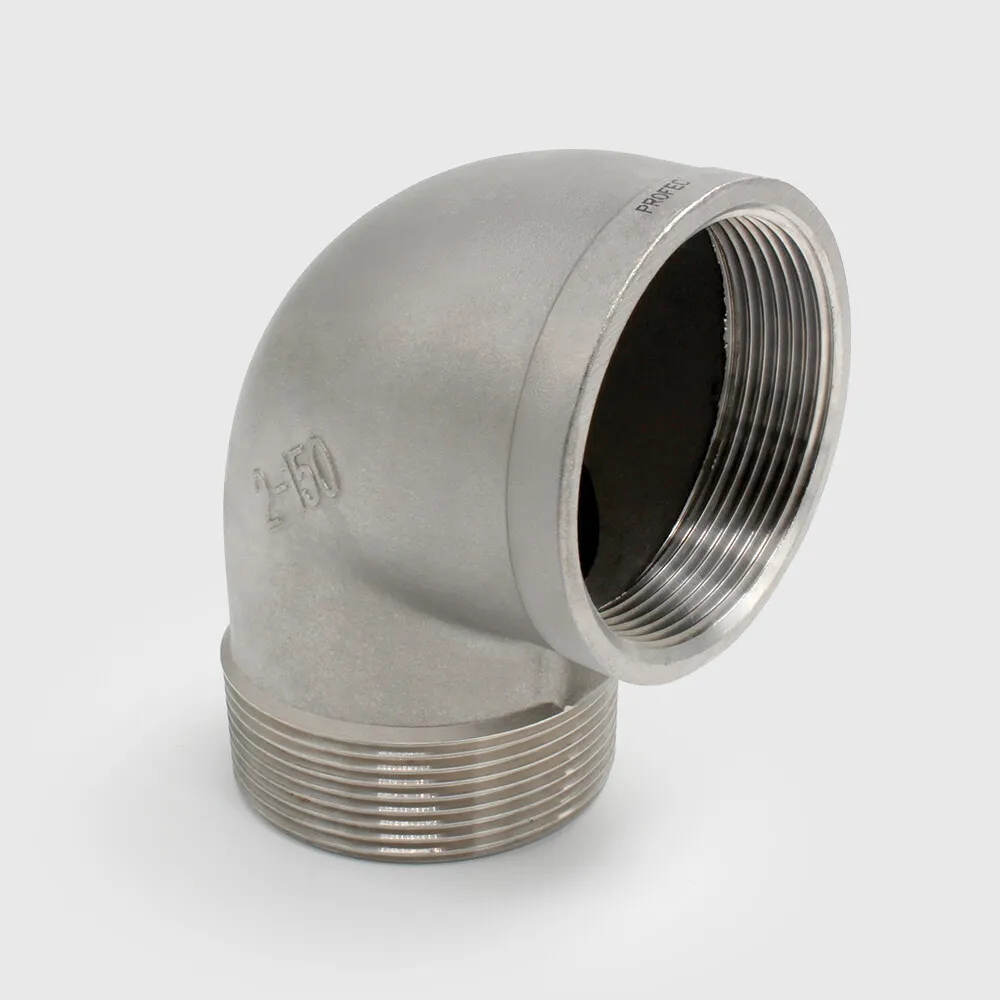 Profec Nr. 92 Elbow 90° stainless steel 316 3" female thread x male thread 16bar