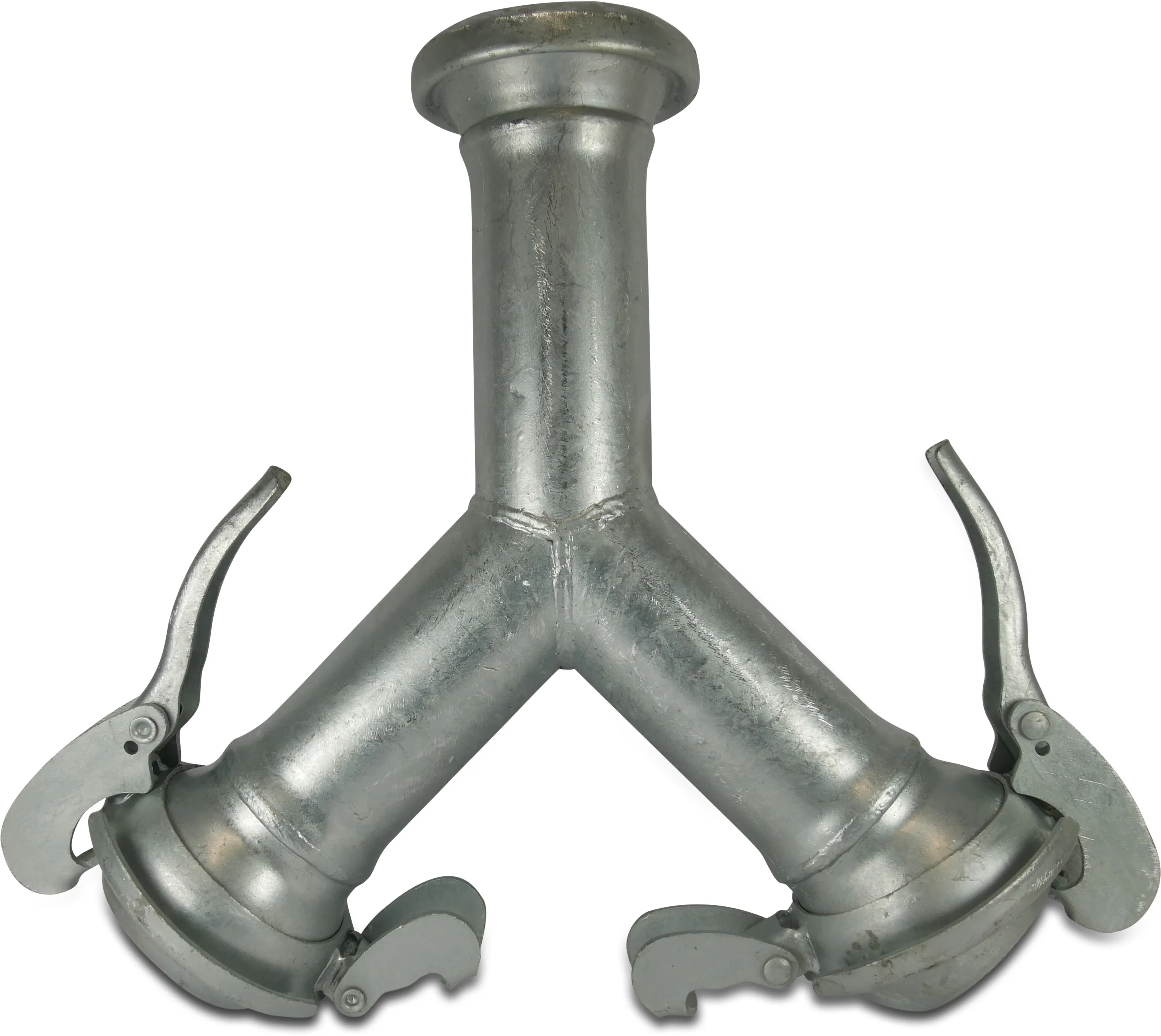 Y-stuk snelkoppeling staal V-deel Bauer x M-deel Bauer x M-deel Bauer type Bauer