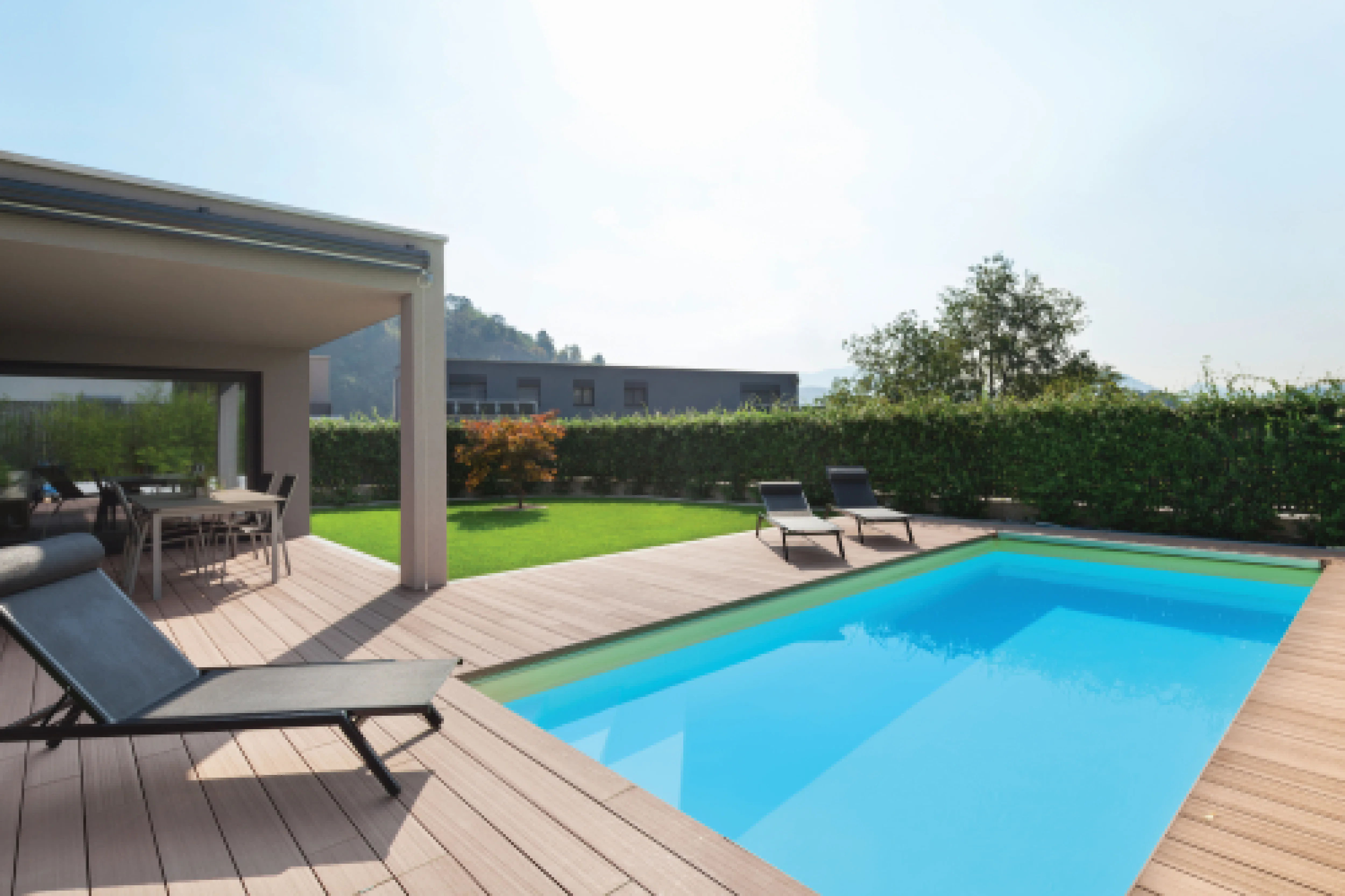 One-stop-shop (pool + havevanding)