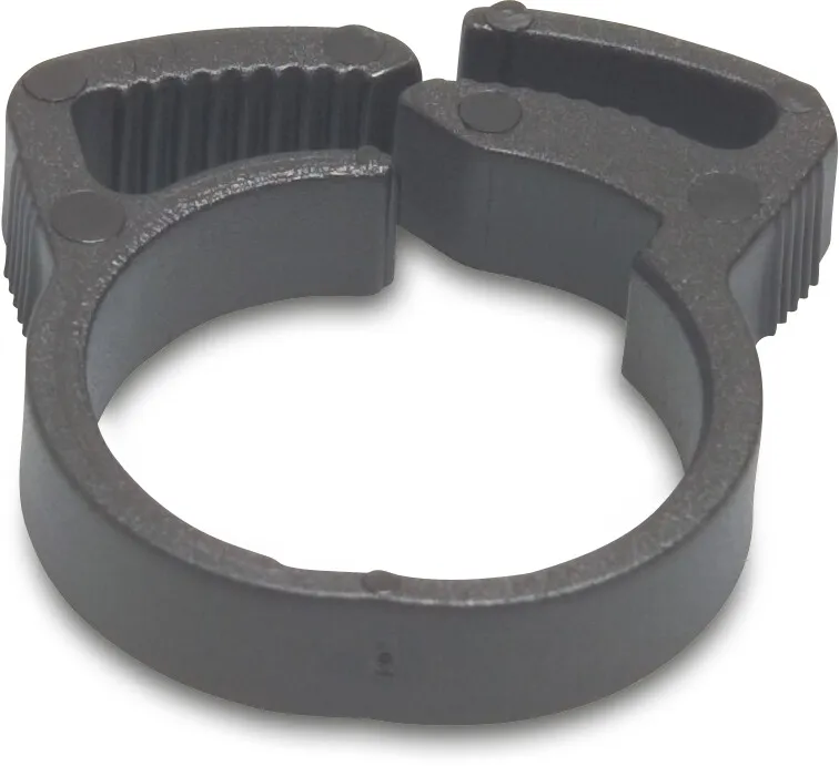 Hose clip PP 20 mm black