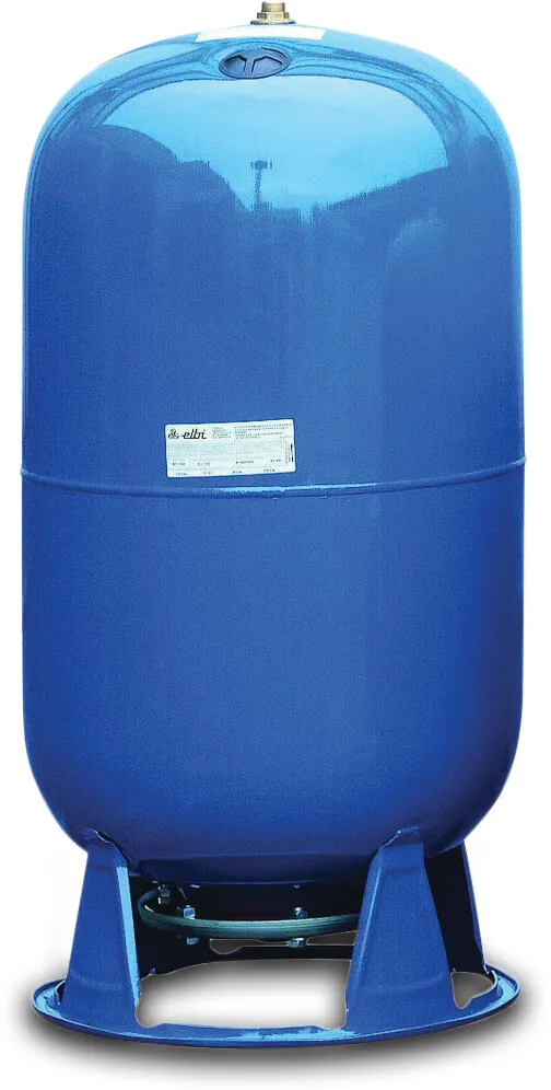 Elbi Membrane pressure tank steel powder coating 1 1/4" male thread 10bar 200ltr type vertical