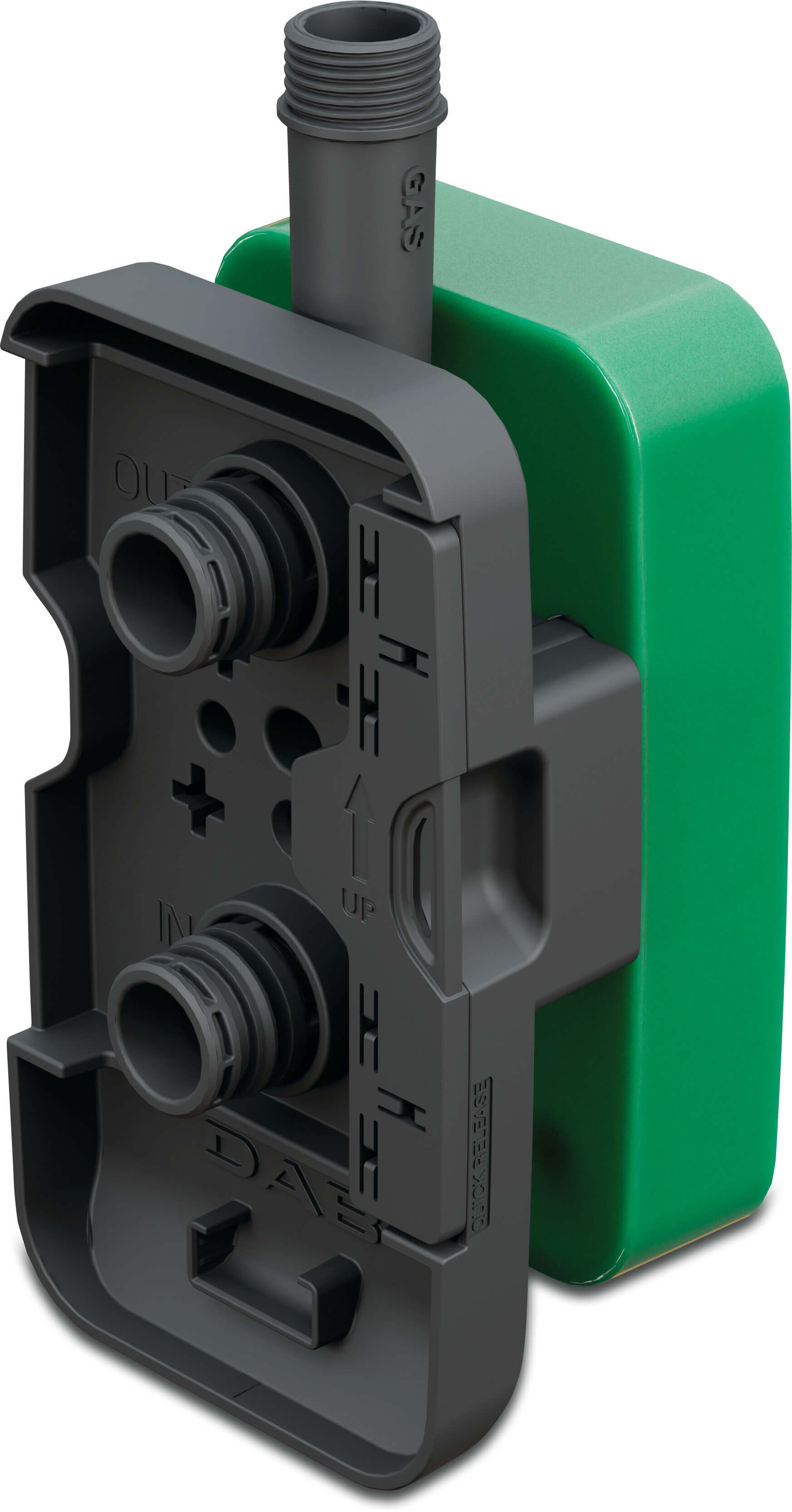 DAB Docking station KIWA-conform 3/4" binnendraad type Esydock POP GAS