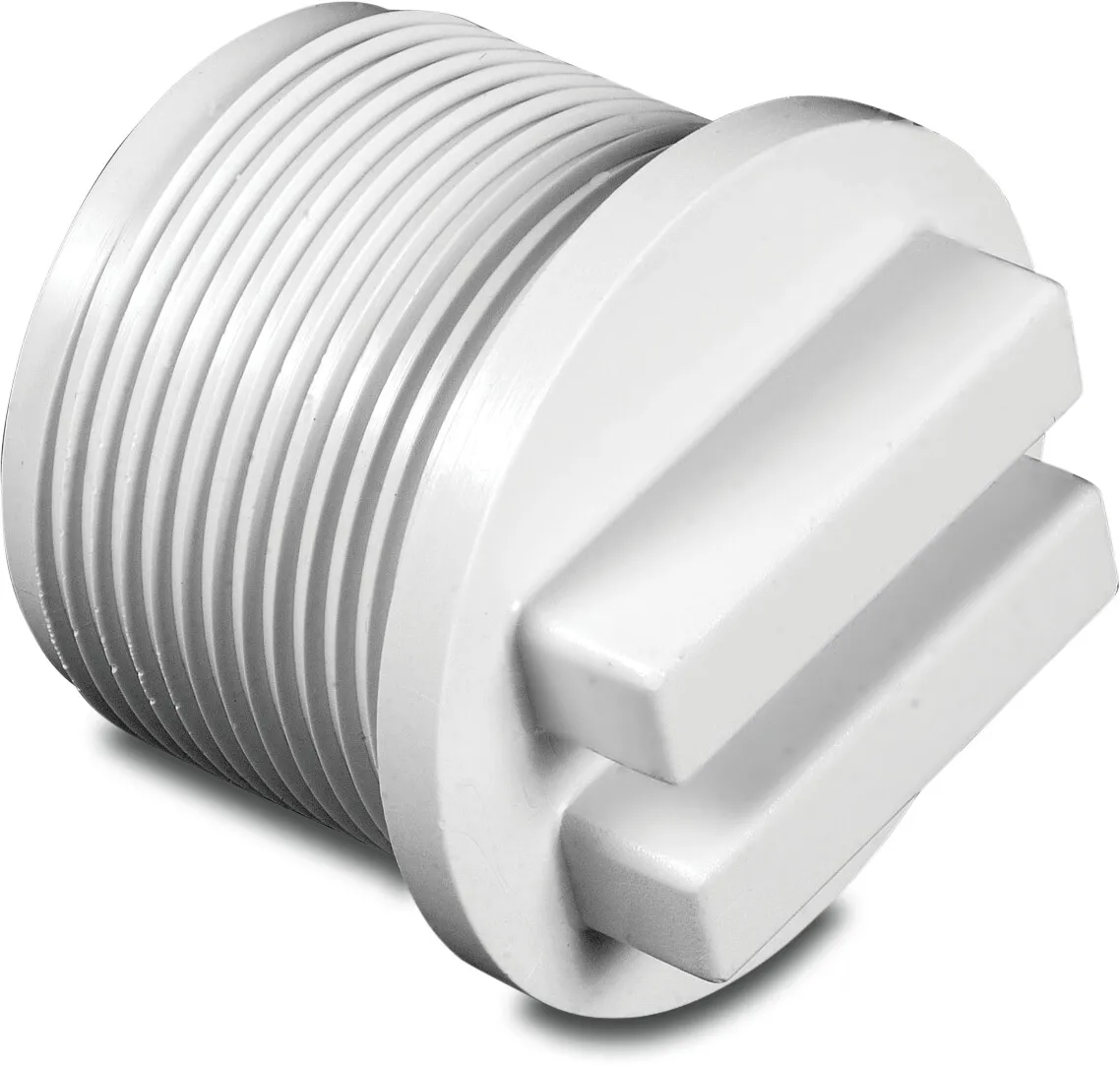 Hayward Plug with O-ring 1 1/2" male thread white