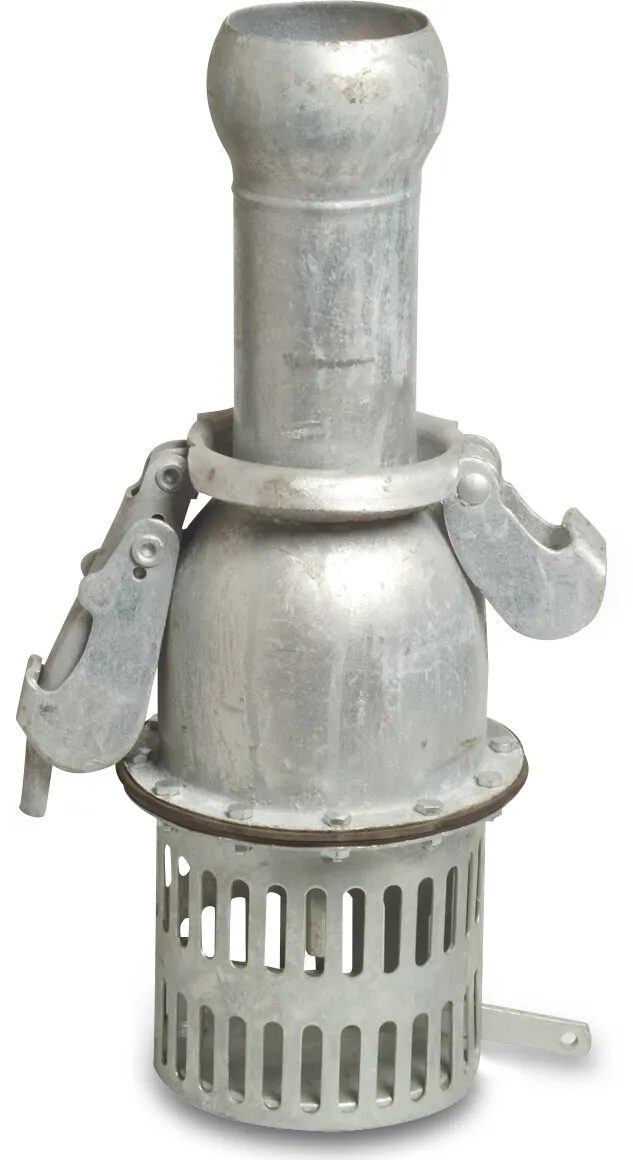 Foot valve steel galvanised 50 mm male part Bauer type B