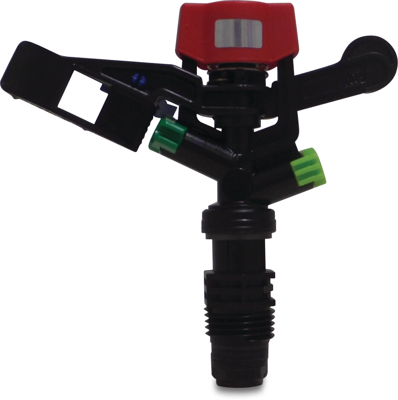 NaanDan Full circle sprinkler plastic 1/2" male thread 3,2 x 1,8 mm green type 5022 SD