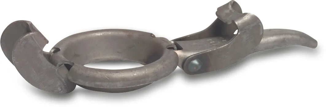 Clamp ring steel 194 mm male part Bauer black type Bauer S2