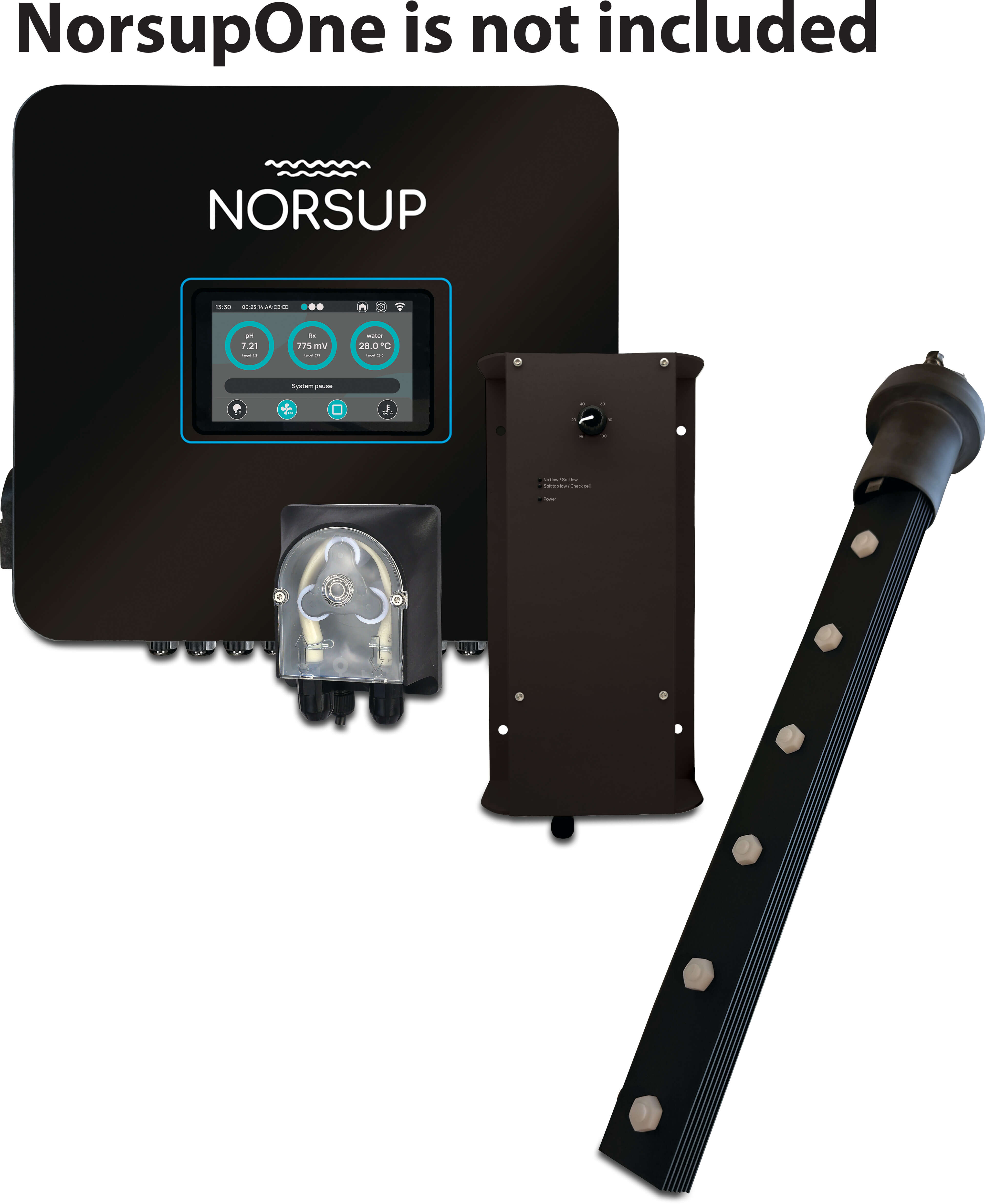 Norsup Kit de traitement de l'eau pH + hydrolyse compact type NorsupOne