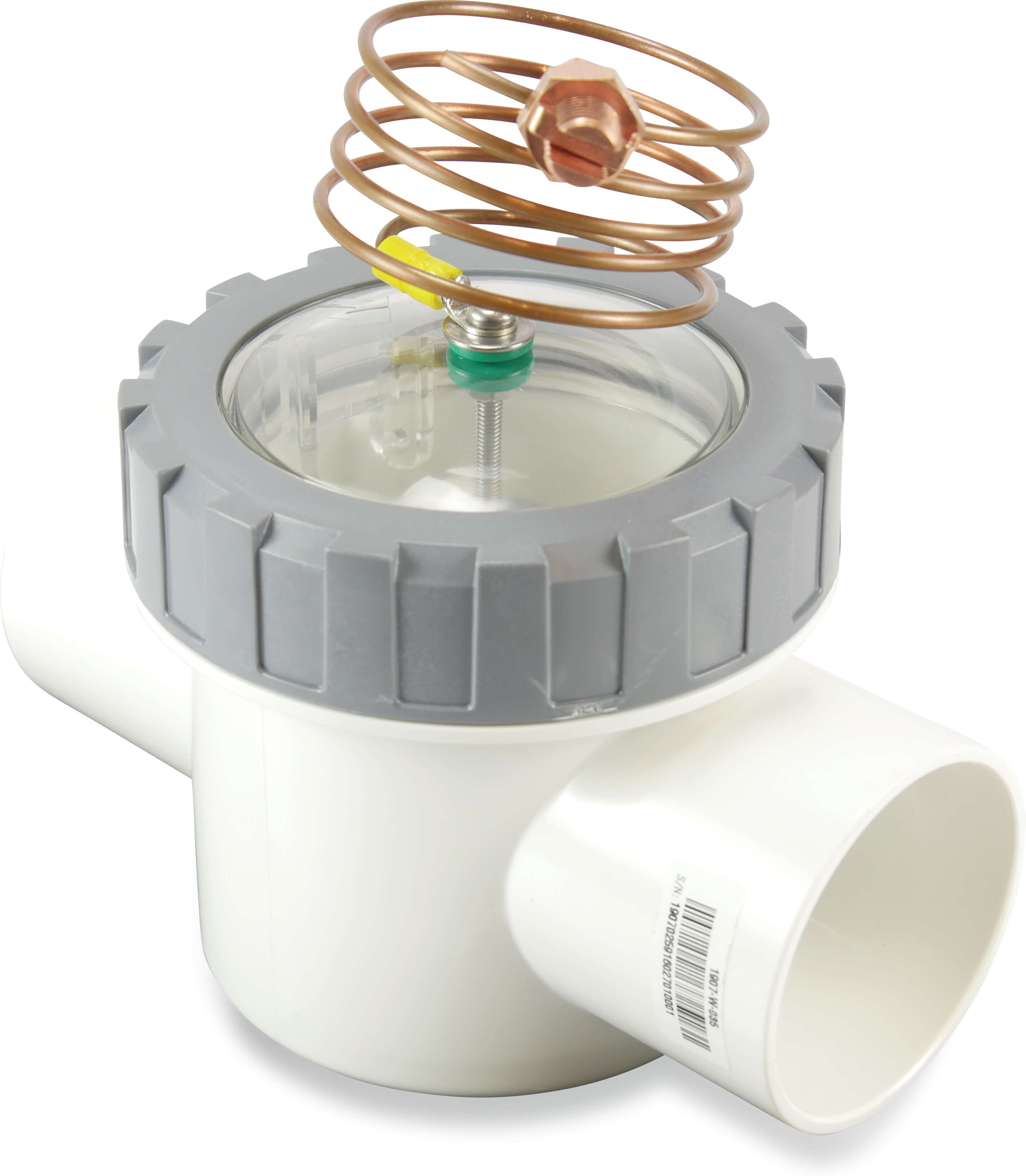 Flotide Sacrificial anode ABS 63 mm glue socket 19cm white