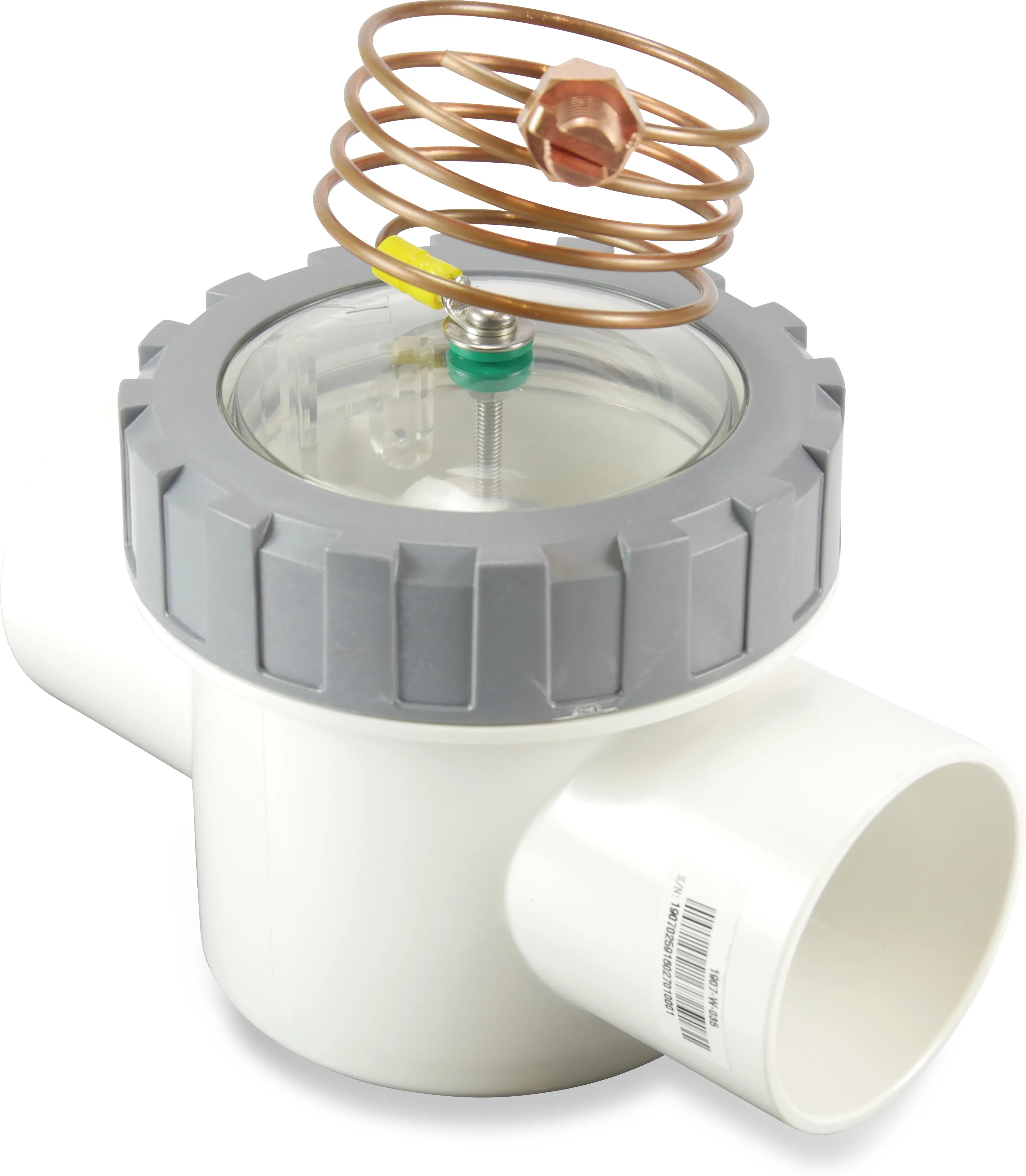 Flotide Sacrificial anode ABS 63 mm glue socket 19cm white