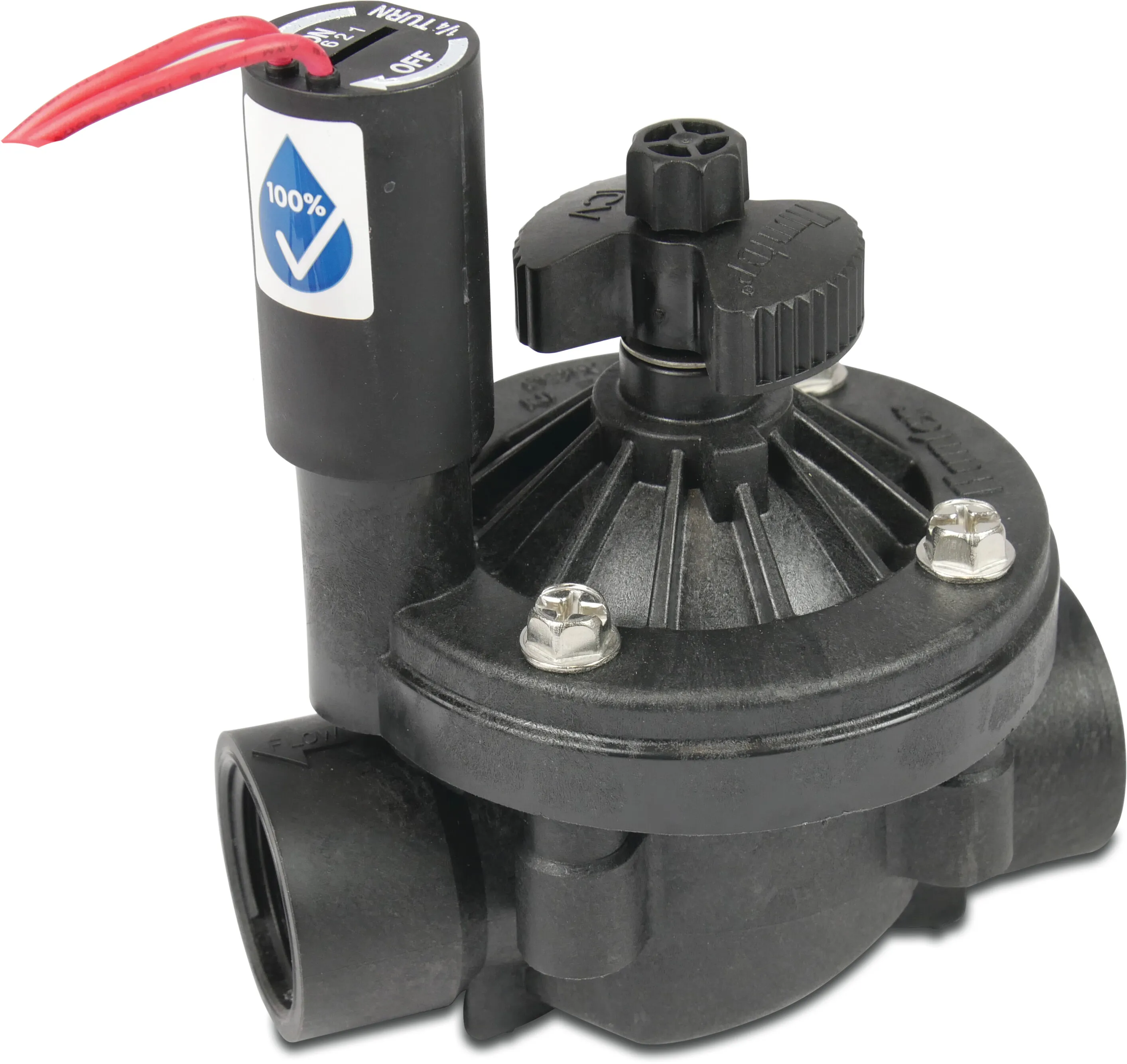 Hunter Magnetventil glasfaserverstärktes Nylon 2" Innengewinde 15bar 24VAC Typ ICV-201-GB mit Durchflussregelung