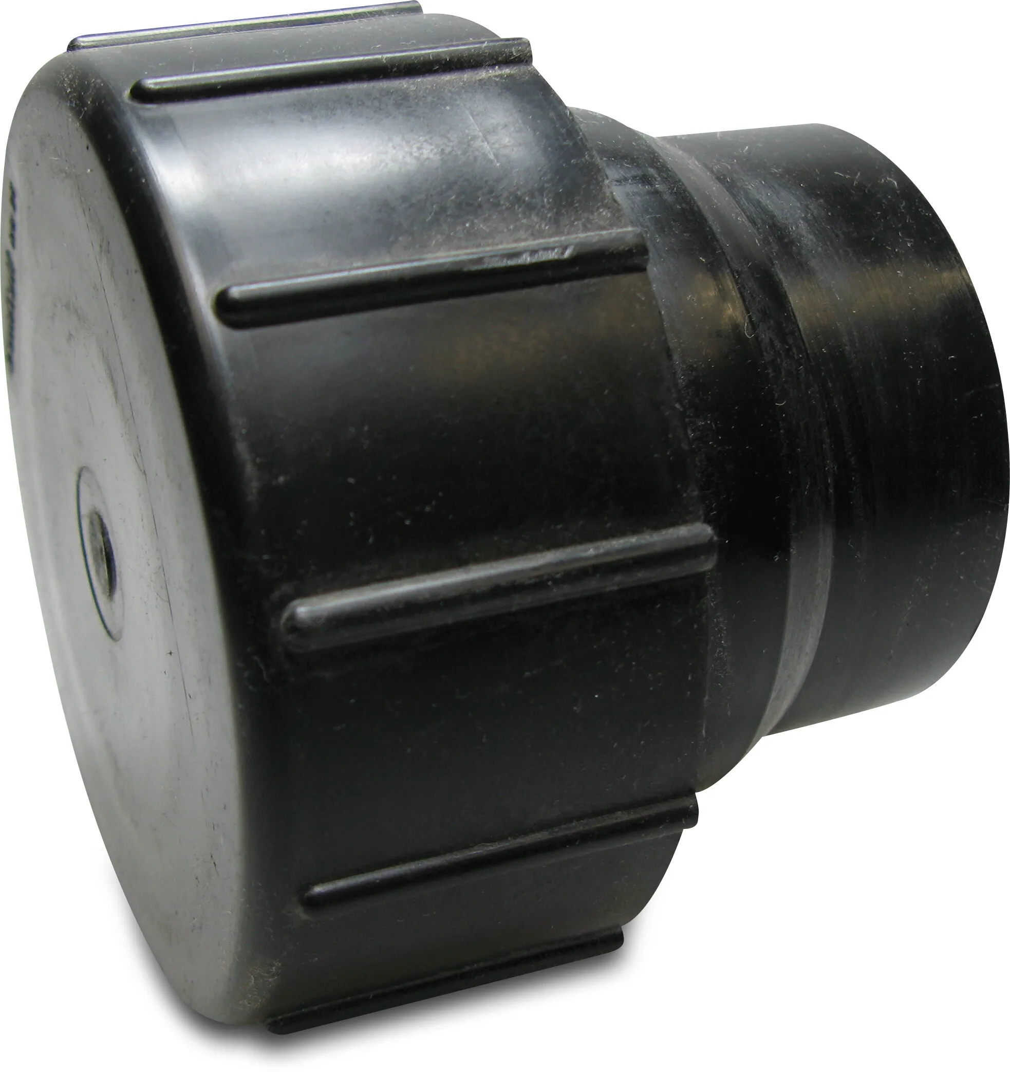 End set PE80 4 bar welding spigot black