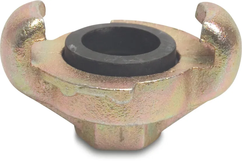 Snelkoppeling staal gegalvaniseerd 1/2" binnendraad NA 42 10bar