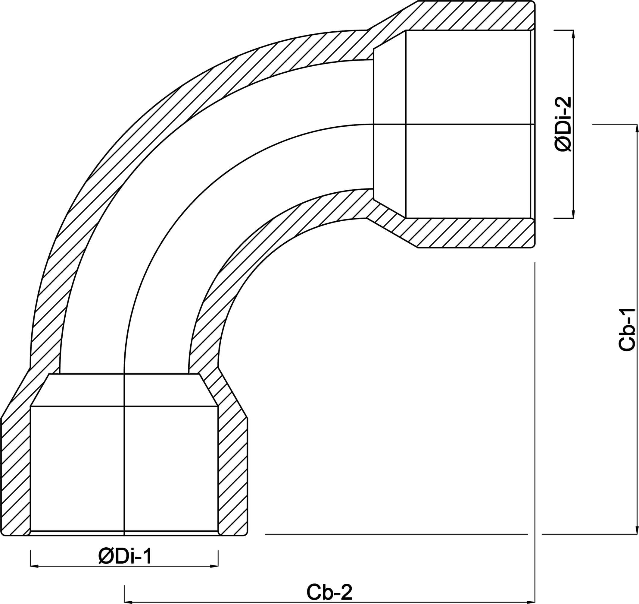 Profec Bocht 90° PVC-U 140 mm lijmmof 12,5bar grijs type handgevormd