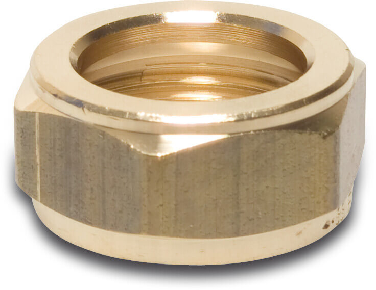 Bonfix Union nut brass 35 mm female thread KIWA/GASTEC