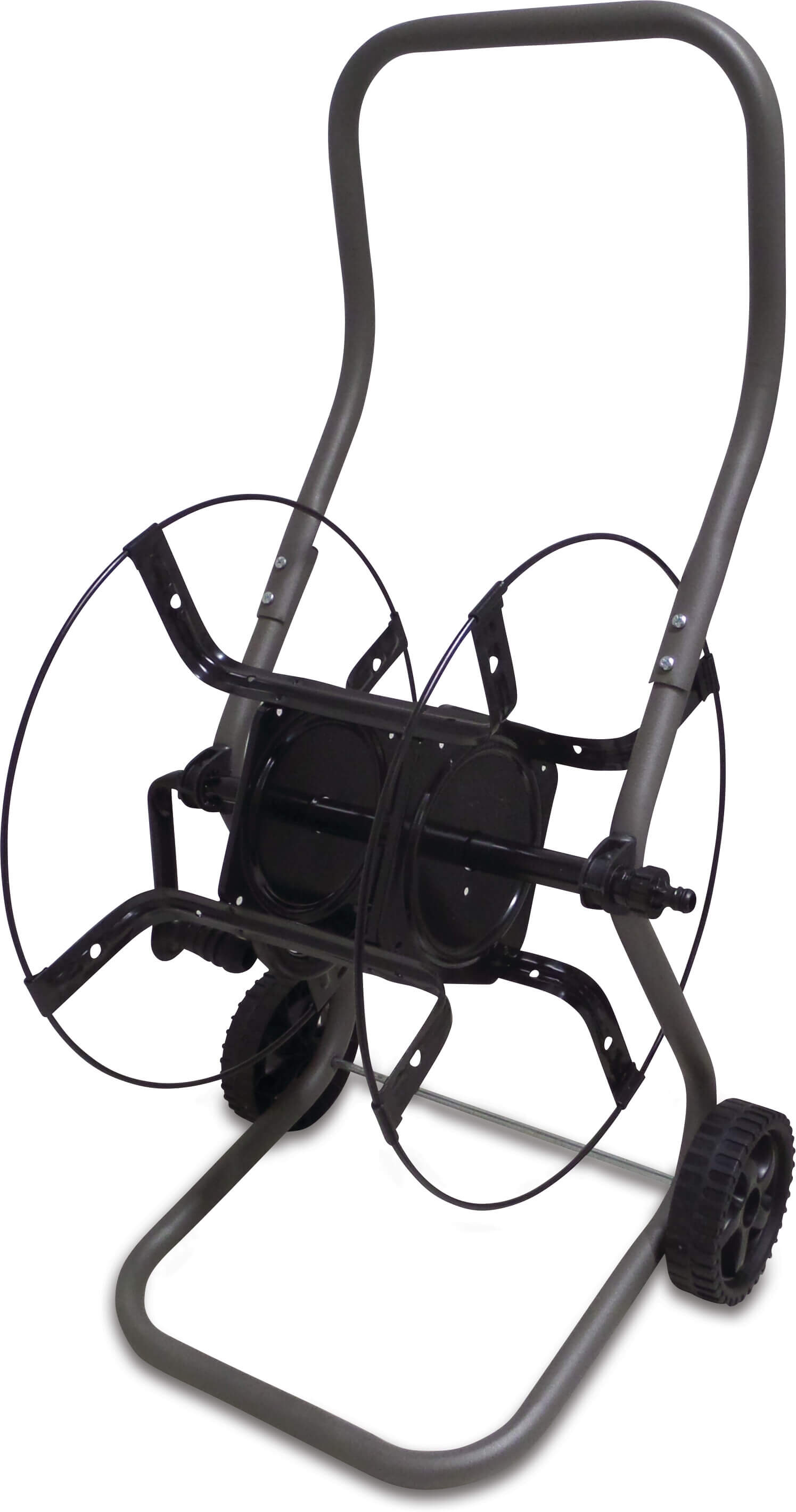 Schlauchwagen Stahl Lackiert Grau