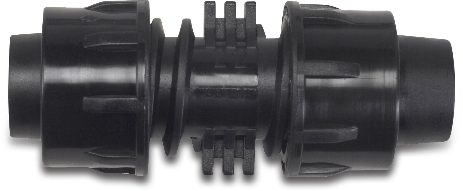 Tavlit Kobling PP 16/17 mm tape 10bar sort