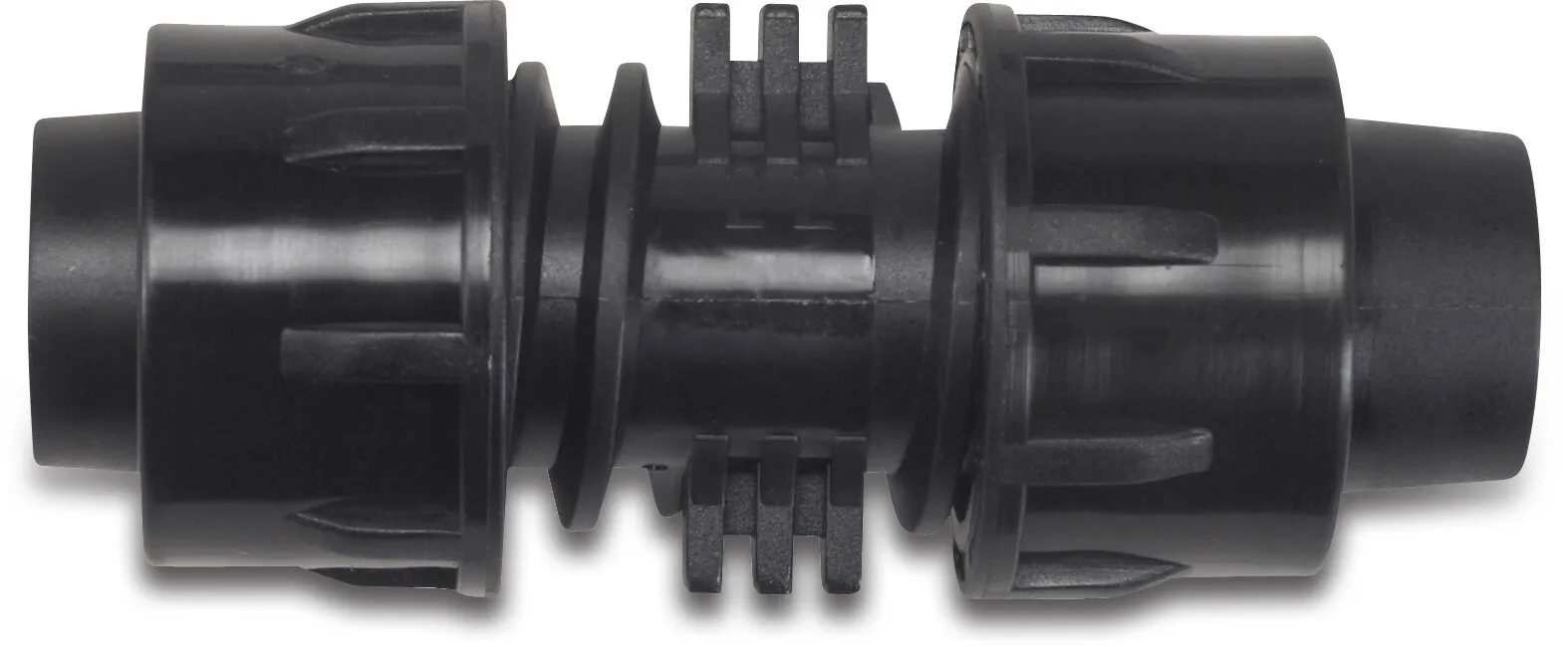 Tavlit Kupplung PP 16/17 mm Tape 10bar Schwarz