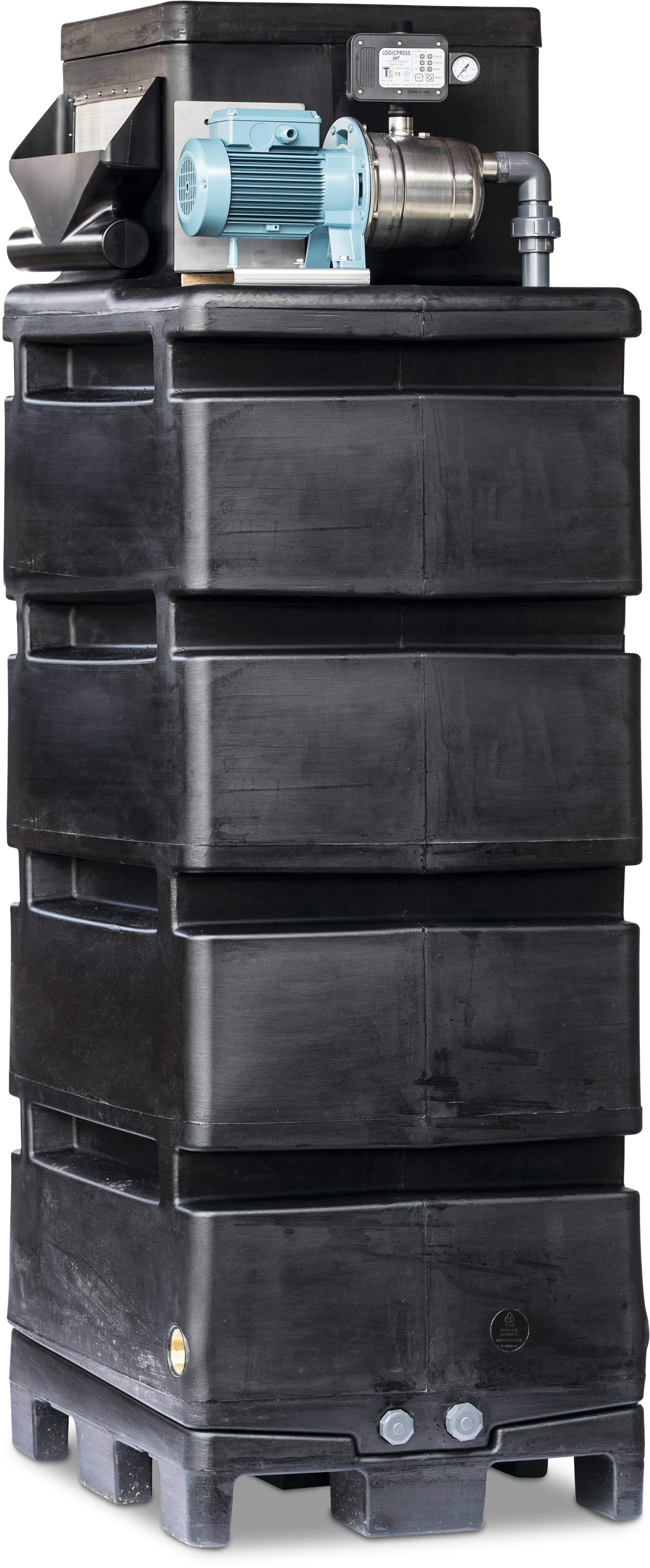 Trykforøgeranlæg 3/4" x 1" udvendig gevind 230VAC BELGAQUA type Hydrobox 1000 med MXAM 405 & Logic SP 8.9