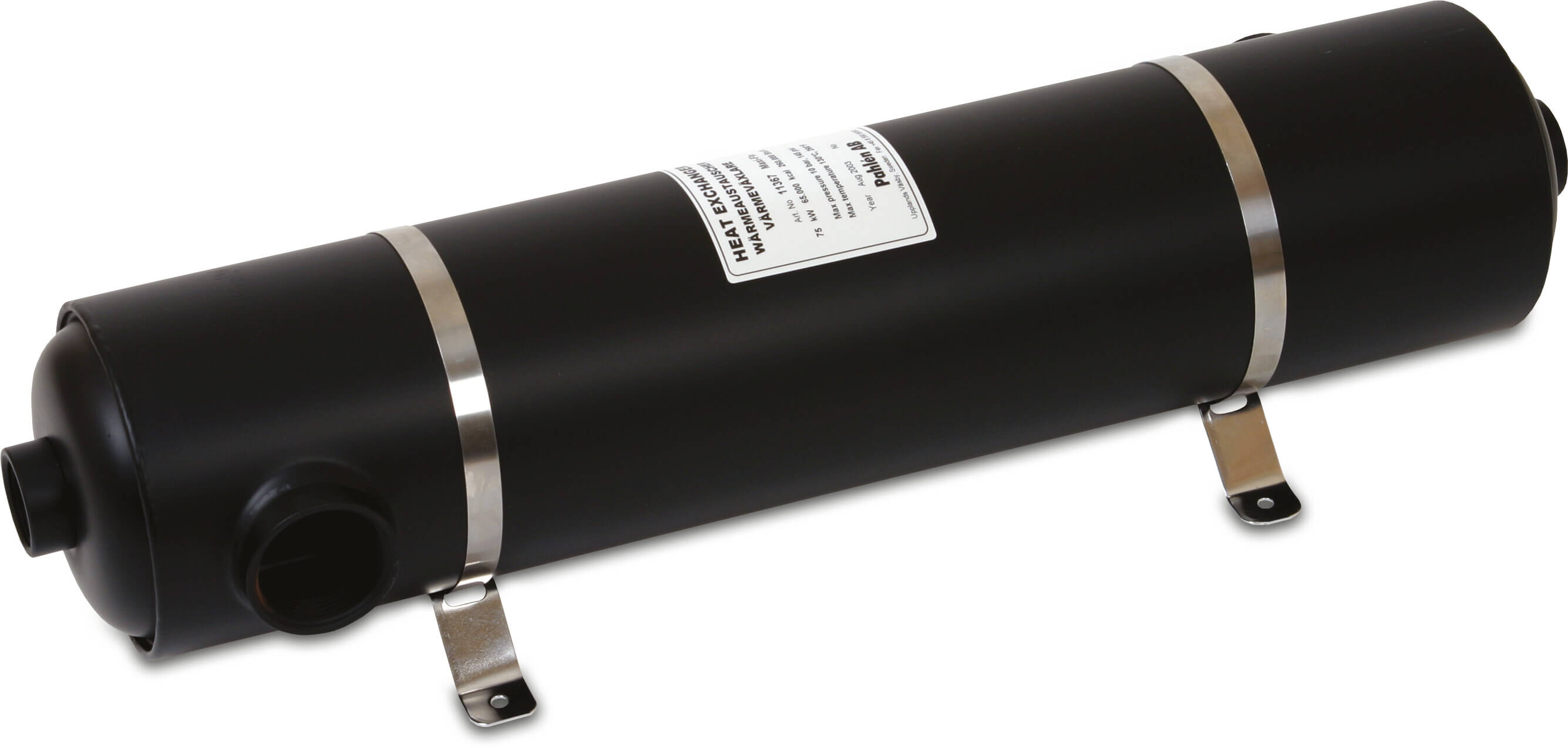 Warmtewisselaar RVS 316 1" x 2" binnendraad MF 260