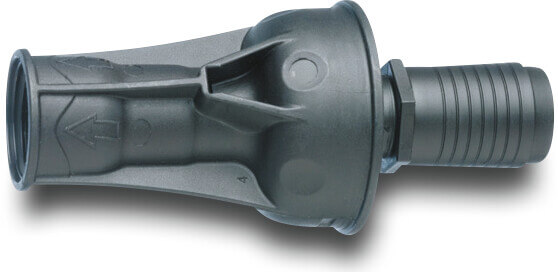 NaanDan Leakage prevention device plastic female thread x barbed black