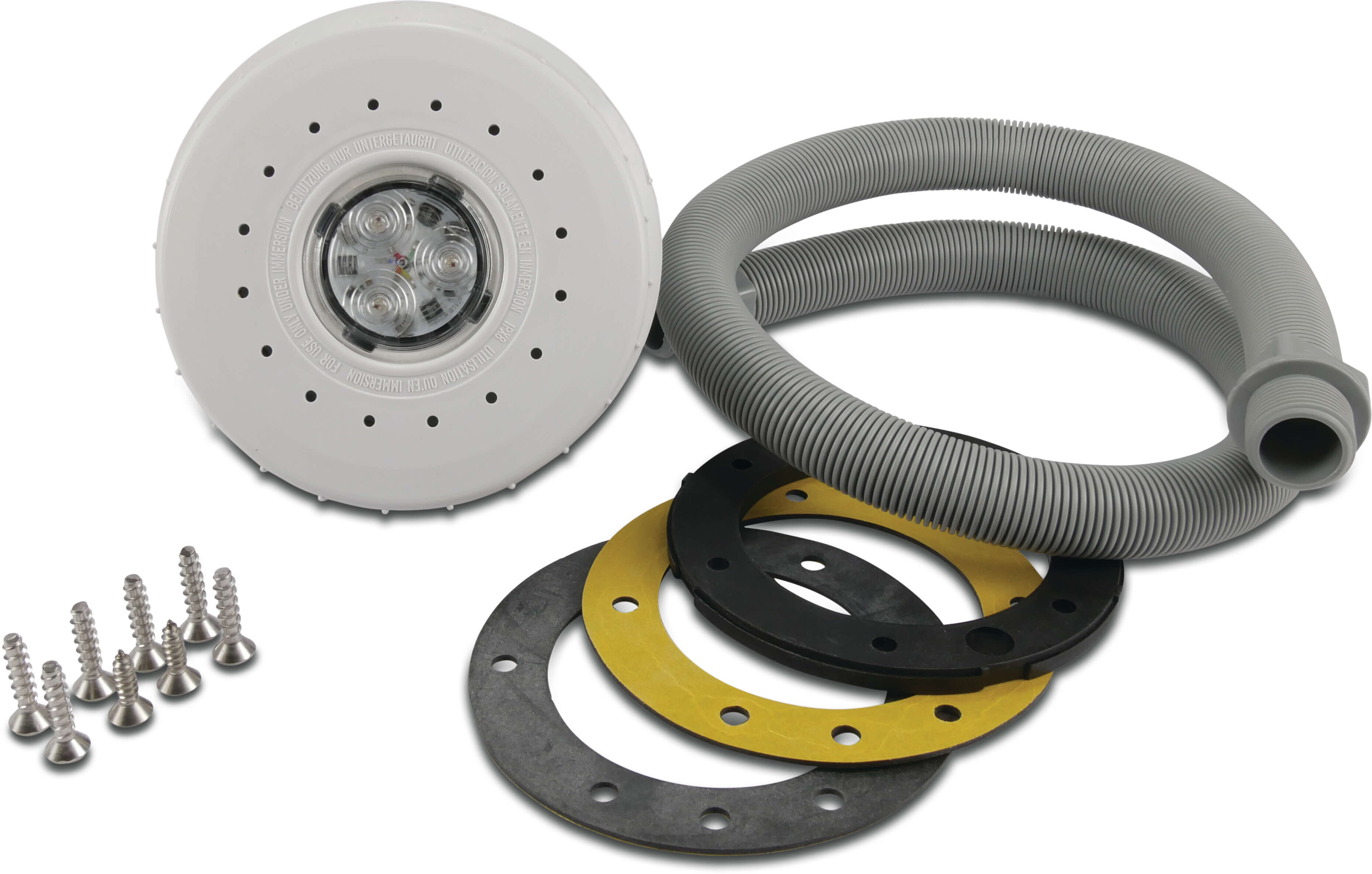 Hayward Pool LED light plastic 12VAC type ColorLogic II Mini RGB 15W