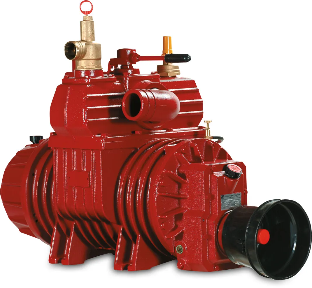 B&P Compressor cast iron 2,5bar red type MEC 9000 D LF SX D80 LONG LIFE